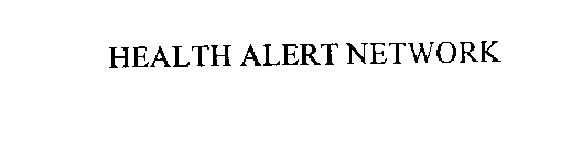 HEALTH ALERT NETWORK