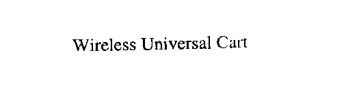 WIRELESS UNIVERSAL CART