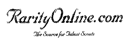 RARITYONLINE,COM THE SOURCE FOR TALENT SCOUTS