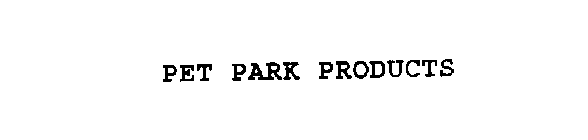 PET PARK PRODUCTS
