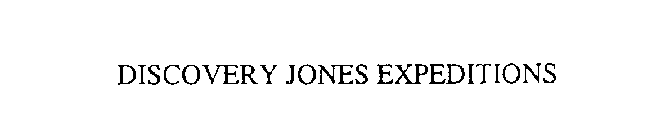 DISCOVERY JONES EXPEDITIONS