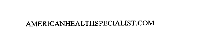 AMERICANHEALTHSPECIALIST.COM