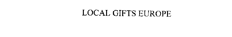 LOCAL GIFTS EUROPE