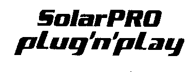 SOLARPRO PLUG'N'PLAY