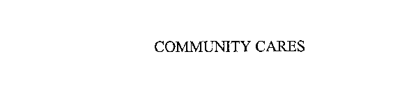 COMMUNITY CARES