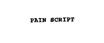 PAIN SCRIPT