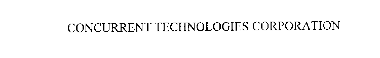 CONCURRENT TECHNOLOGIES CORPORATION