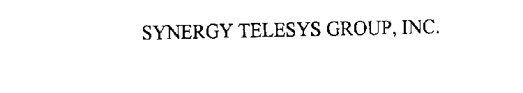 SYNERGY TELESYS GROUP, INC.