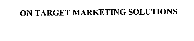 ON TARGET MARKETING SOLUTIONS