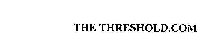 THE THRESHOLD.COM