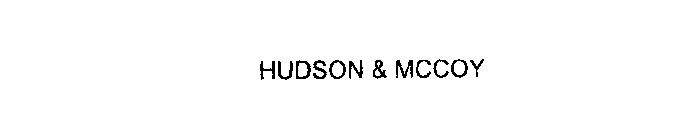 HUDSON & MCCOY