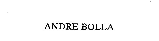 ANDRE BOLLA