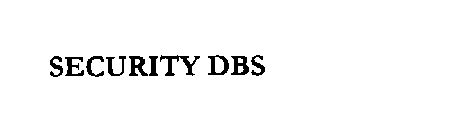 SECURITY DBS