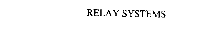 RELAY SYSTEMS