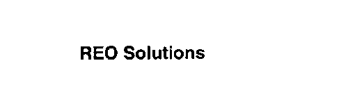 REO SOLUTIONS