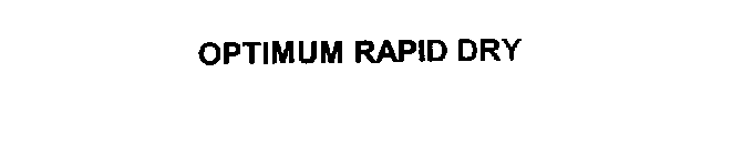 OPTIMUM RAPID DRY