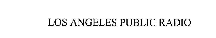 LOS ANGELES PUBLIC RADIO