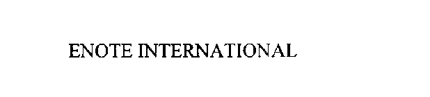 ENOTE INTERNATIONAL