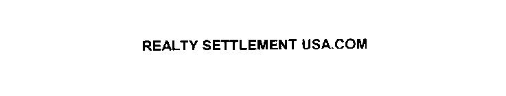 REALTY SETTLEMENT USA.COM