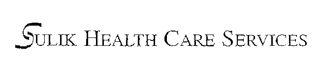 SULIK HEALTH CARE SERVICES