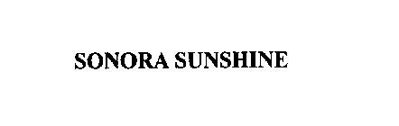 SONORA SUNSHINE