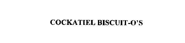 COCKATIEL BISCUIT-O'S