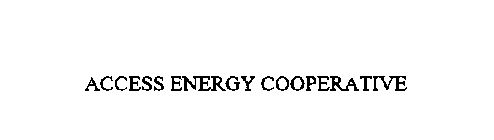 ACCESS ENERGY COOPERATIVE