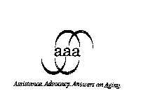 AAA ASSISTANCE.ADVOCACY.ANSWERS ON AGING.