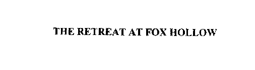 THE RETREAT AT FOX HOLLOW