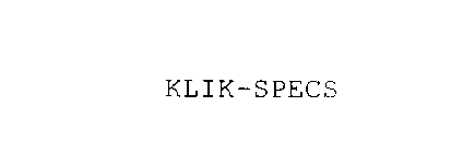 KLIK-SPECS