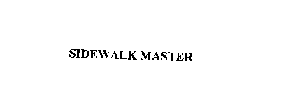 SIDEWALK MASTER