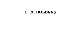 C.M. GOLDENS