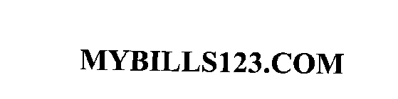 MYBILLS123.COM