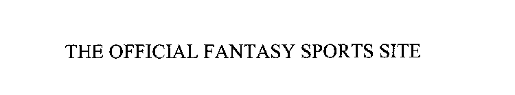 THE OFFICIAL FANTASY SPORTS SITE