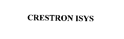 CRESTRON ISYS