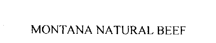 MONTANA NATURAL BEEF