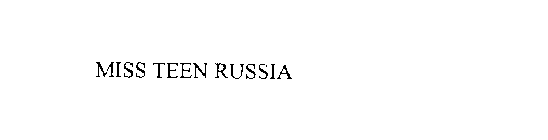 MISS TEEN RUSSIA