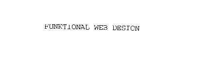 FUNKTIONAL WEB DESIGN