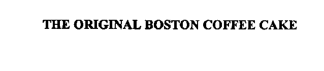 THE ORIGINAL BOSTON COFFEE CAKE