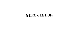 GEROWISDOM