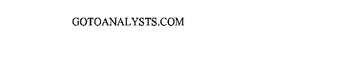 GOTOANALYSTS.COM