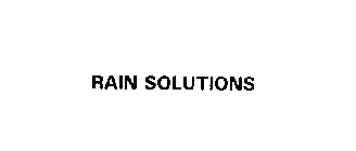 RAIN SOLUTIONS