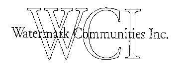 WCI WATERMARK COMMUNITIES, INC. AND DESIGN