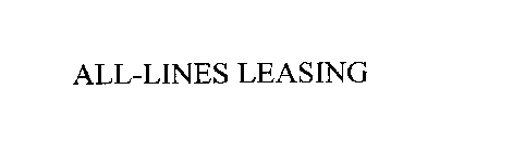 ALL-LINES LEASING