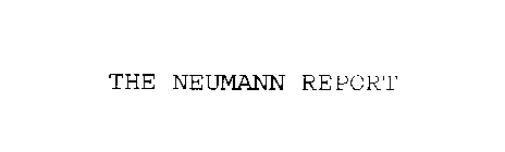 THE NEUMANN REPORT