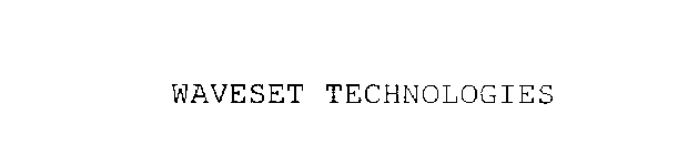 WAVESET TECHNOLOGIES