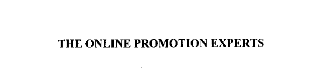 THE ONLINE PROMOTION EXPERTS