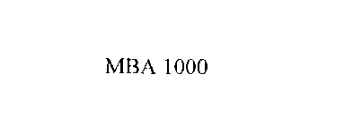 MBA 1000
