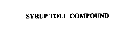 SYRUP TOLU COMPOUND