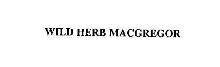 WILD HERB MACGREGOR